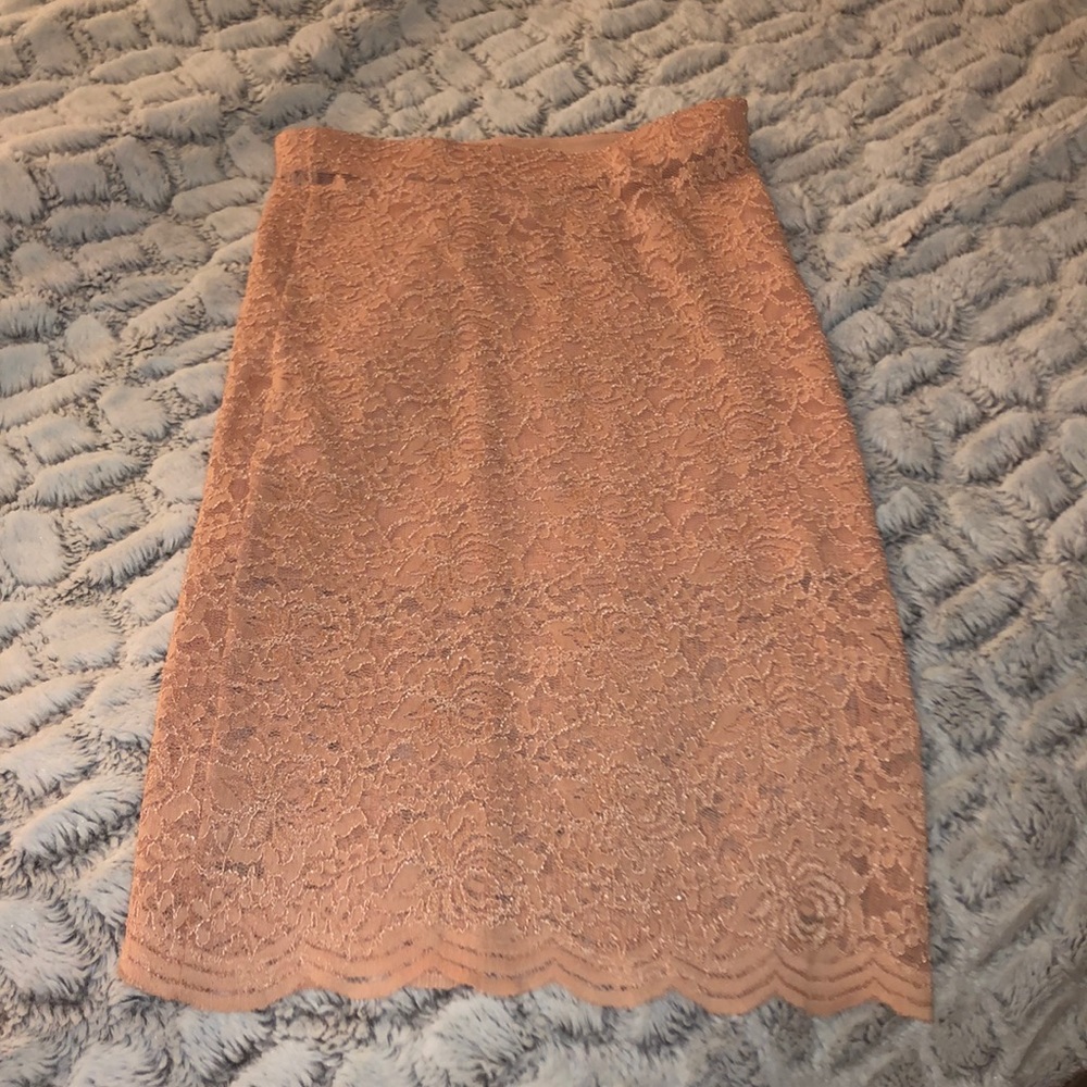A Beautiful Peach color longer skirt